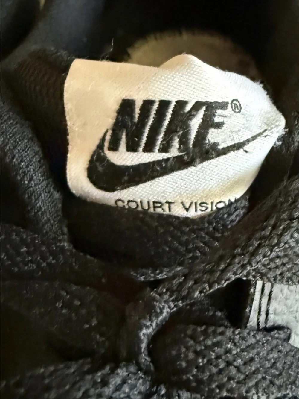 Nike Court Vision Low Next Nature Men’s Size 12 Black White